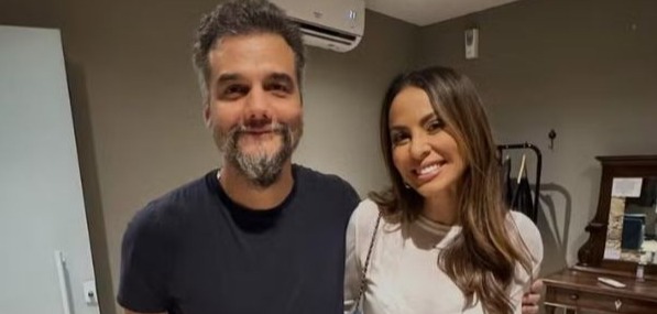 Alinne Rosa e Wagner Moura 