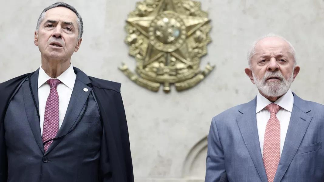 Foto Lula oficializa aposentadoria do ministro Luís Roberto Barroso