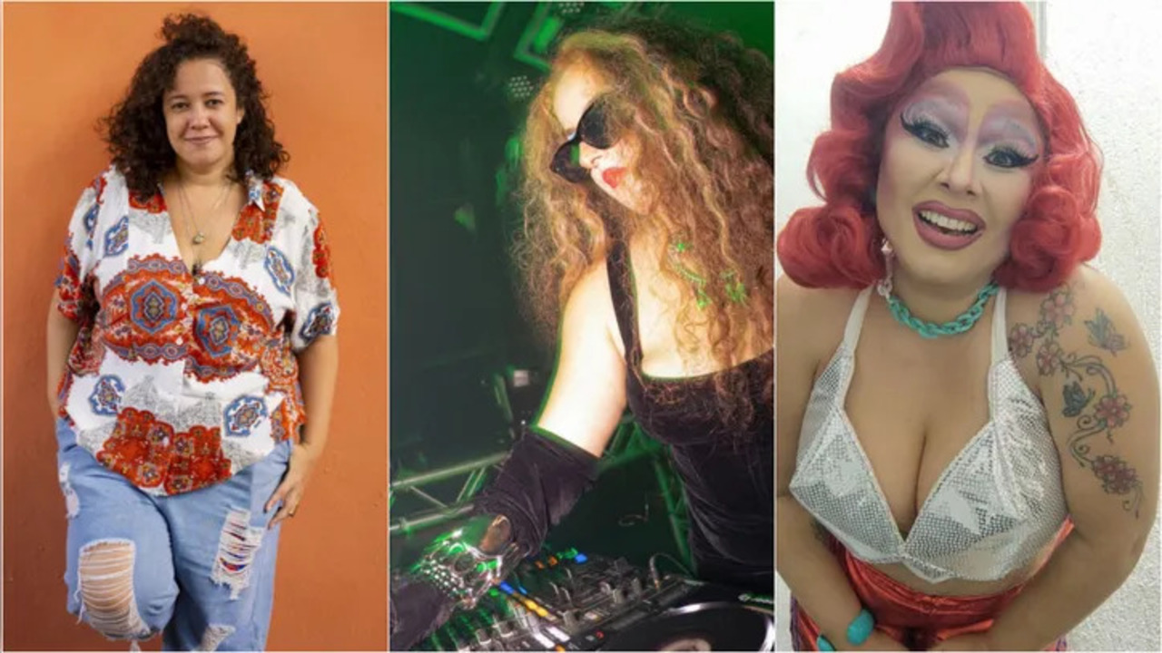 Três professoras das oficinas ofertadas pelo projeto