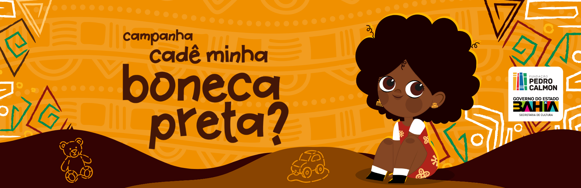 Foto PM-BA se une à campanha "Cadê Minha Boneca Preta?" neste Novembro Negro