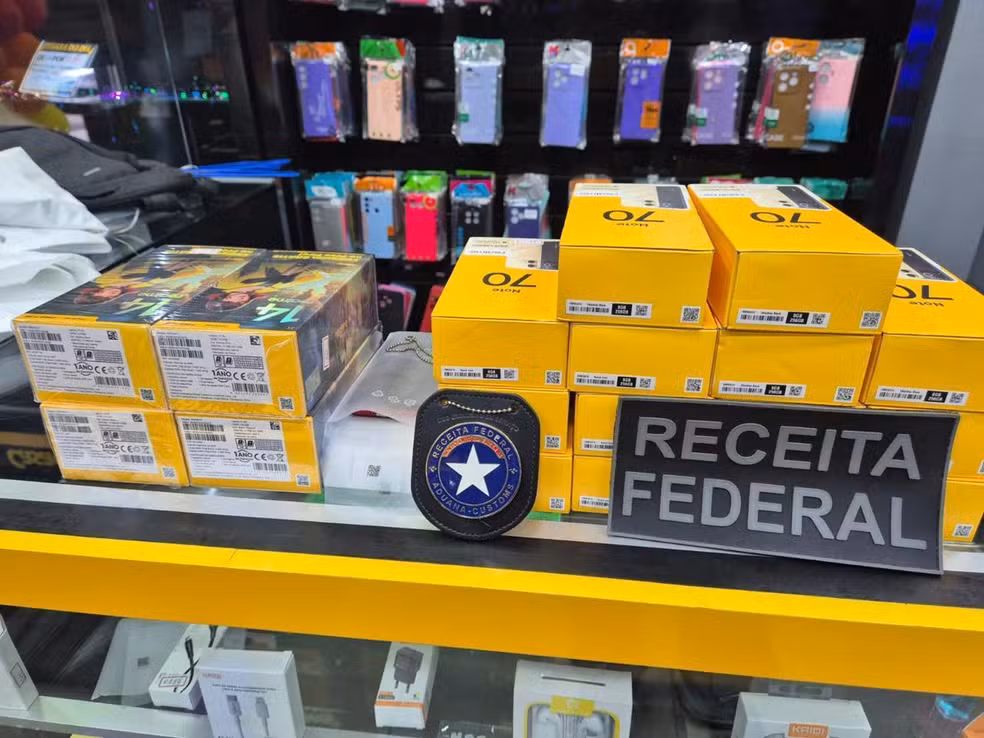 Foto Mais de mil celulares importados ilegalmente são apreendidos 