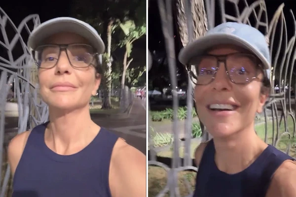 Ivete Sangalo registra caminhada no Campo Grande