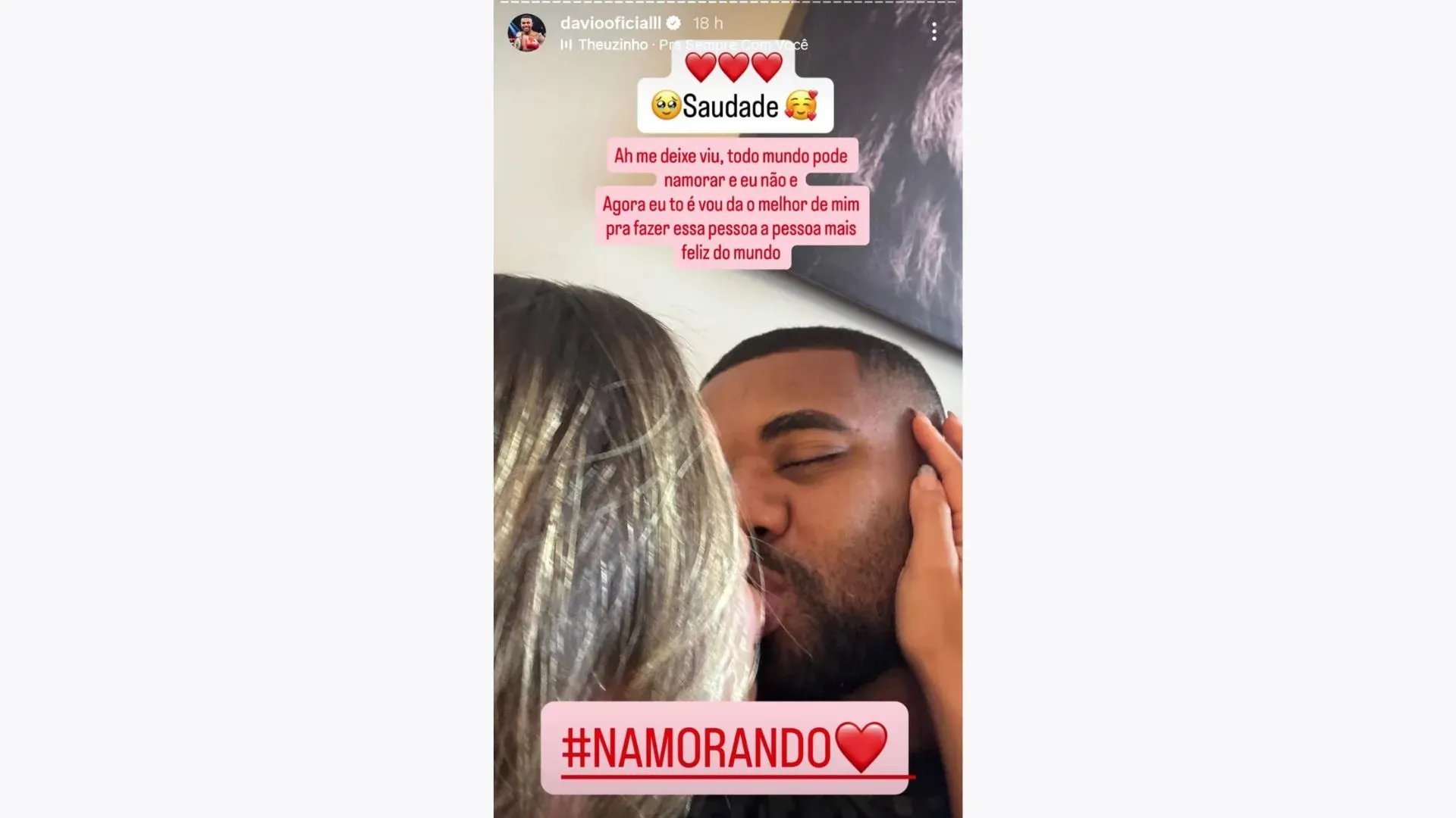 Reprodu&ccedil;&atilde;o/Instagram @daviooficialll