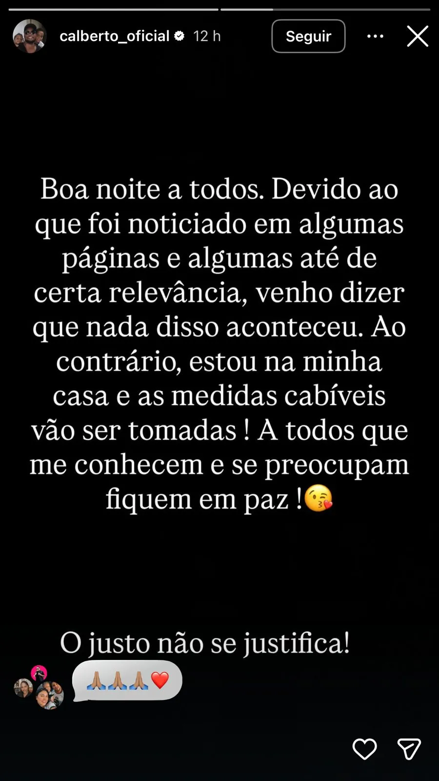  Reprodu&ccedil;&atilde;o/ Instagram @calberto_oficial