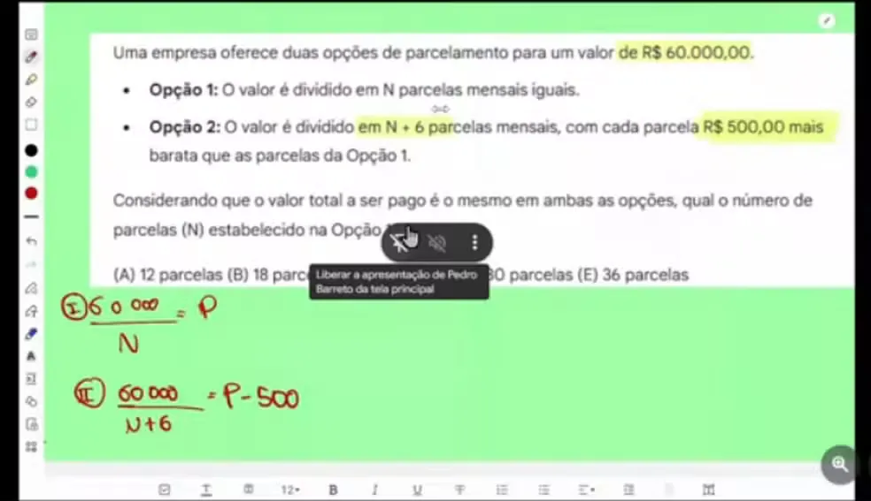 Questão presente na live de Edcley. Foto: Reprodução/Redes Sociais