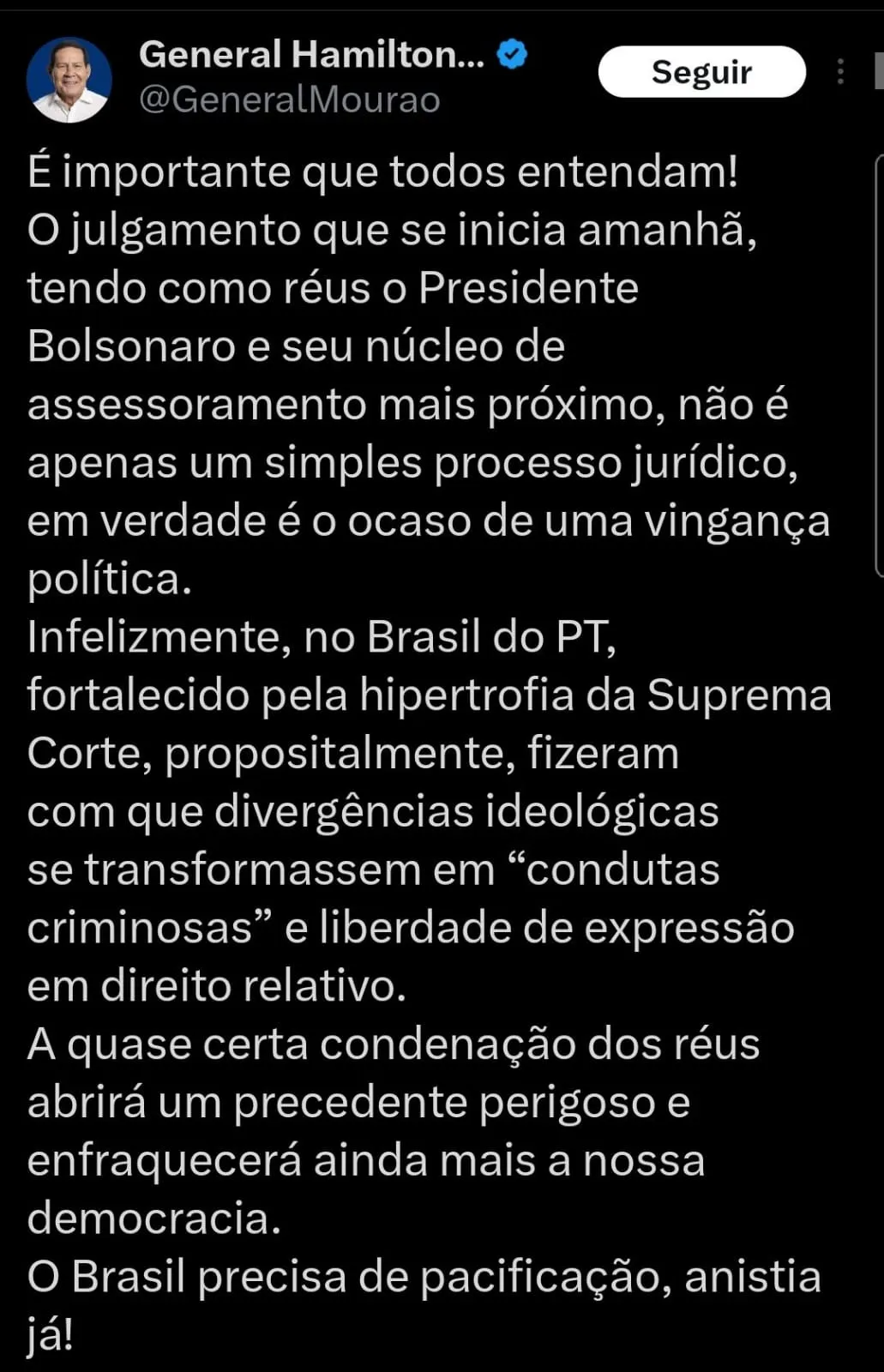 Foto: Reprodução/X