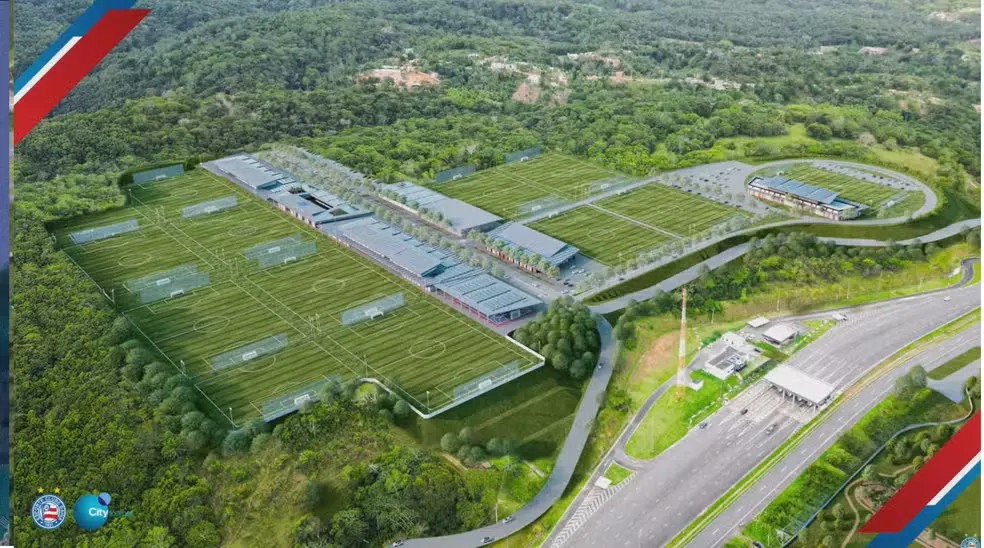 Estrutura prevista para o novo CT (Divulgação / EC Bahia)