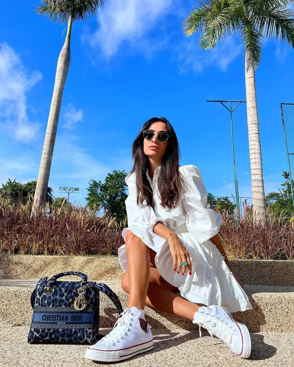 Na foto: Influneciadora Silvia Braz    Reprodu&ccedil;&atilde;o/Instagram @silviabraz