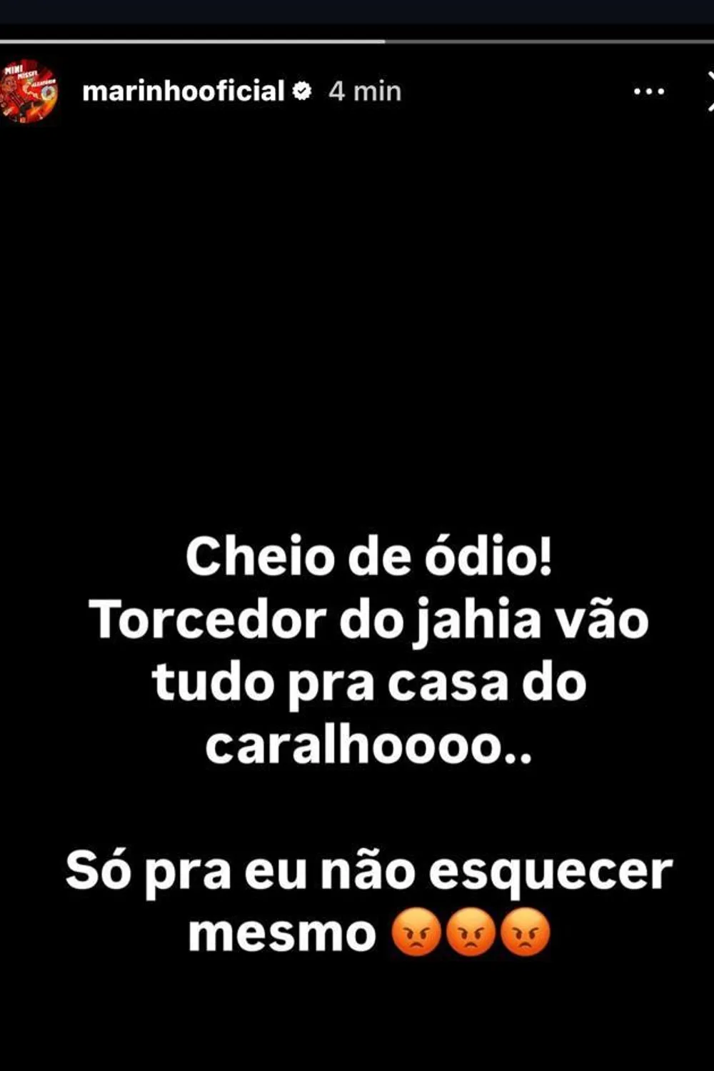 Marinho Provoca&ccedil;&atilde;o Bahia