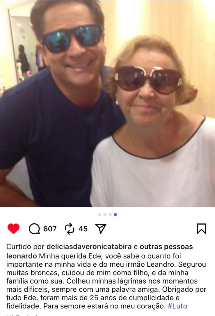 Reprodu&ccedil;&atilde;o / Instagram (@leonardo)