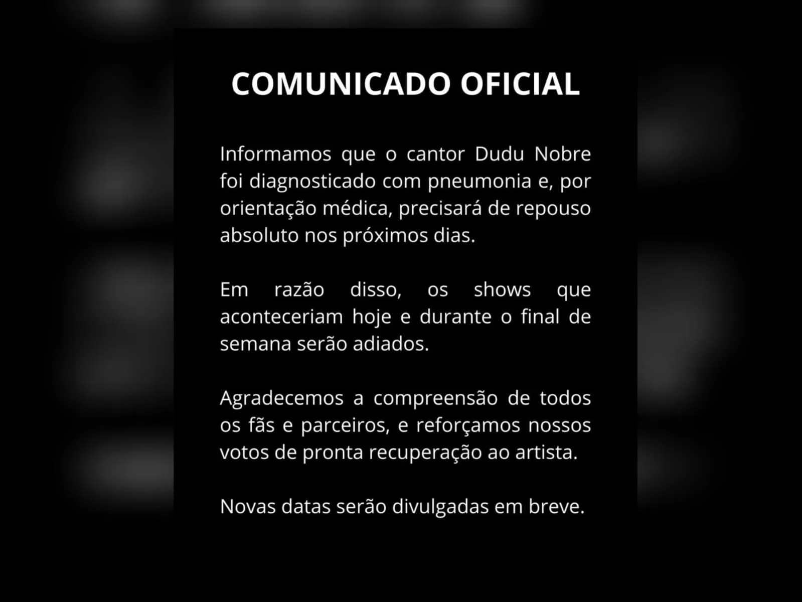 Reprodu&ccedil;&atilde;o/Instagram: @dudunobresamba