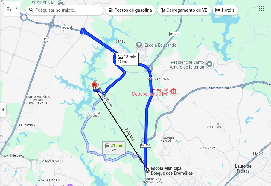 Reprodução / Google Maps