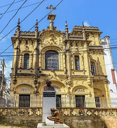 A igreja de Nossa Senhora d&rsquo;Ajuda, de 1912, localizada na rua da Ajuda, no Centro Hist&oacute;rico de Salvador / Reprodu&ccedil;&atilde;o-Wiikipedia
