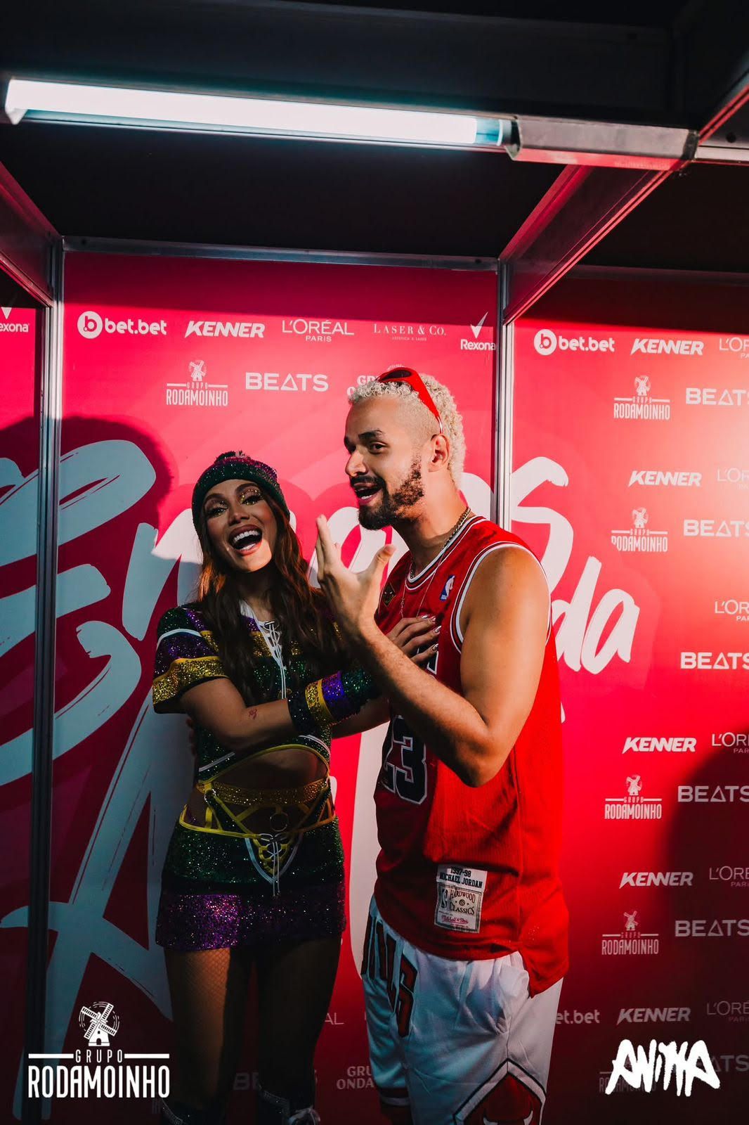 Jordan Veloso e Anitta / Arquivo Pessoal