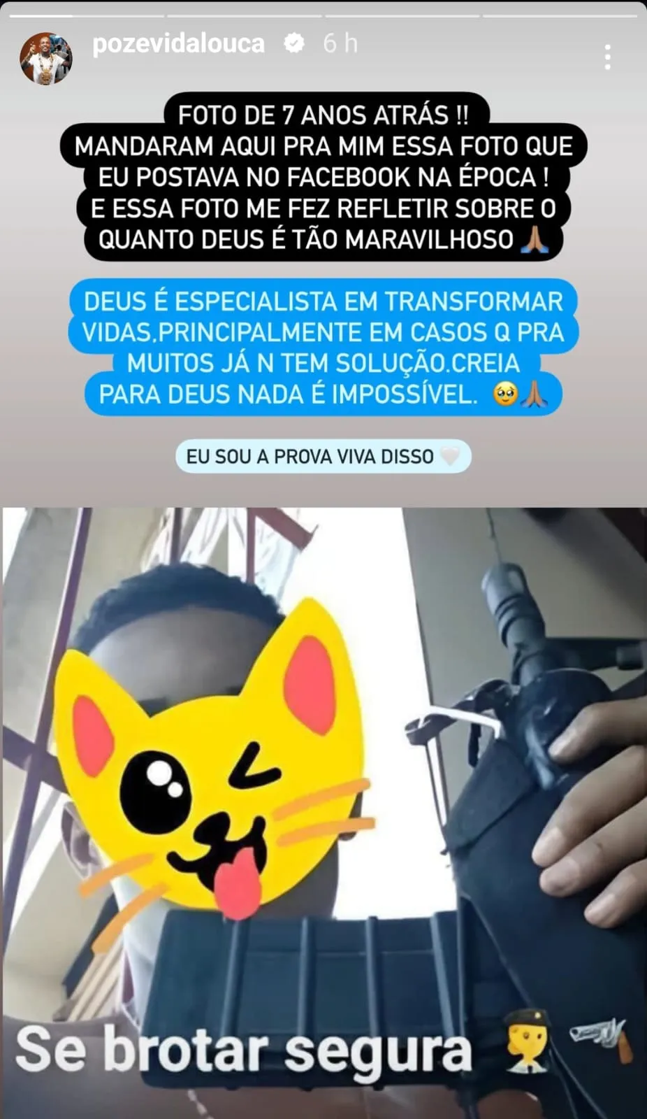  Reprodução / Instagram @pozevidalouca