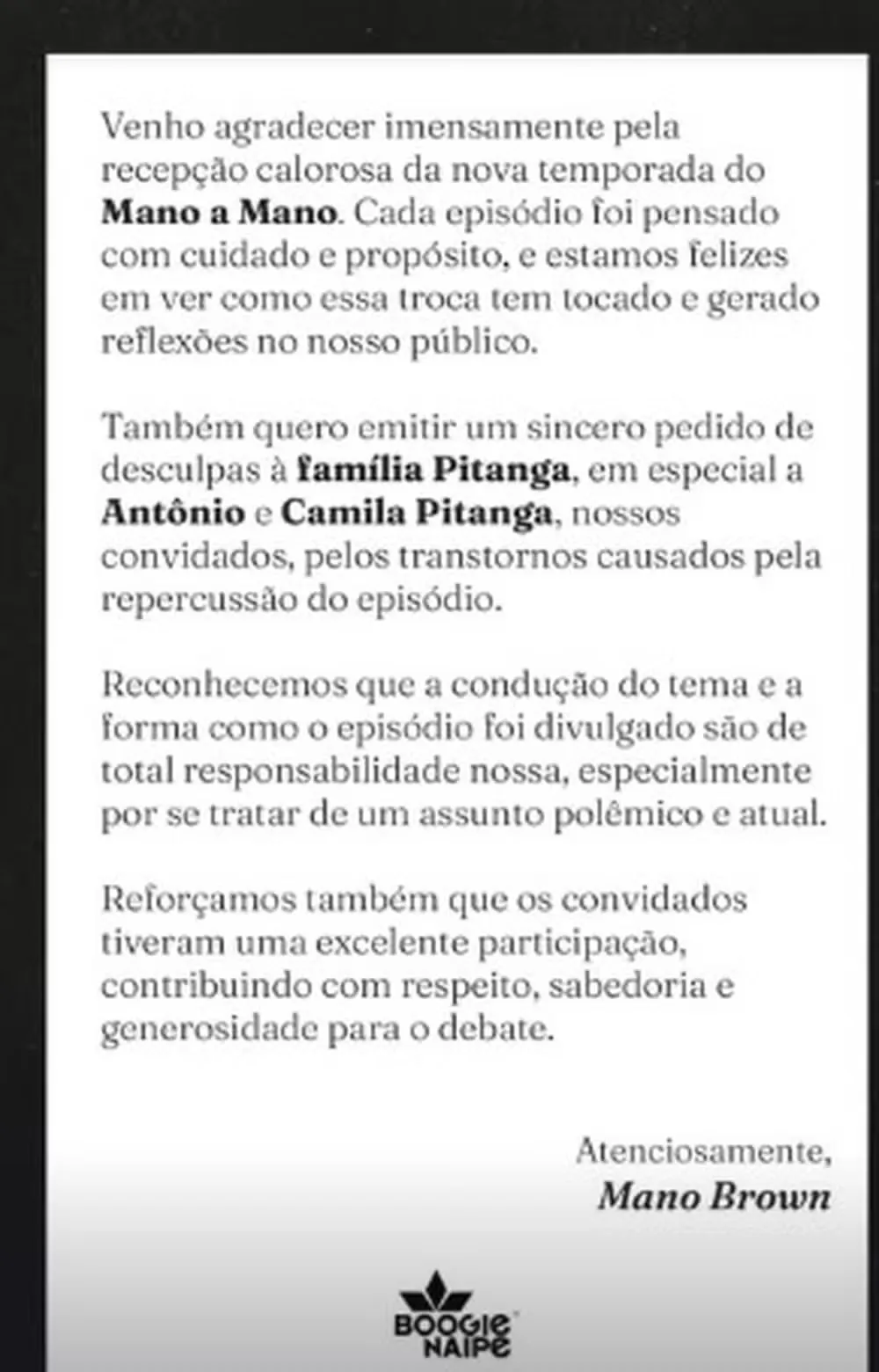 Divulgação: Redes sociais 