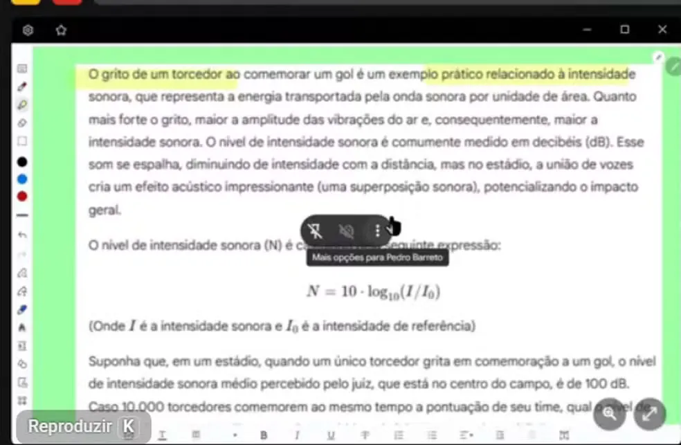 Questão apresentada na live de Edcley. Foto: Reprodução/Redes Sociais