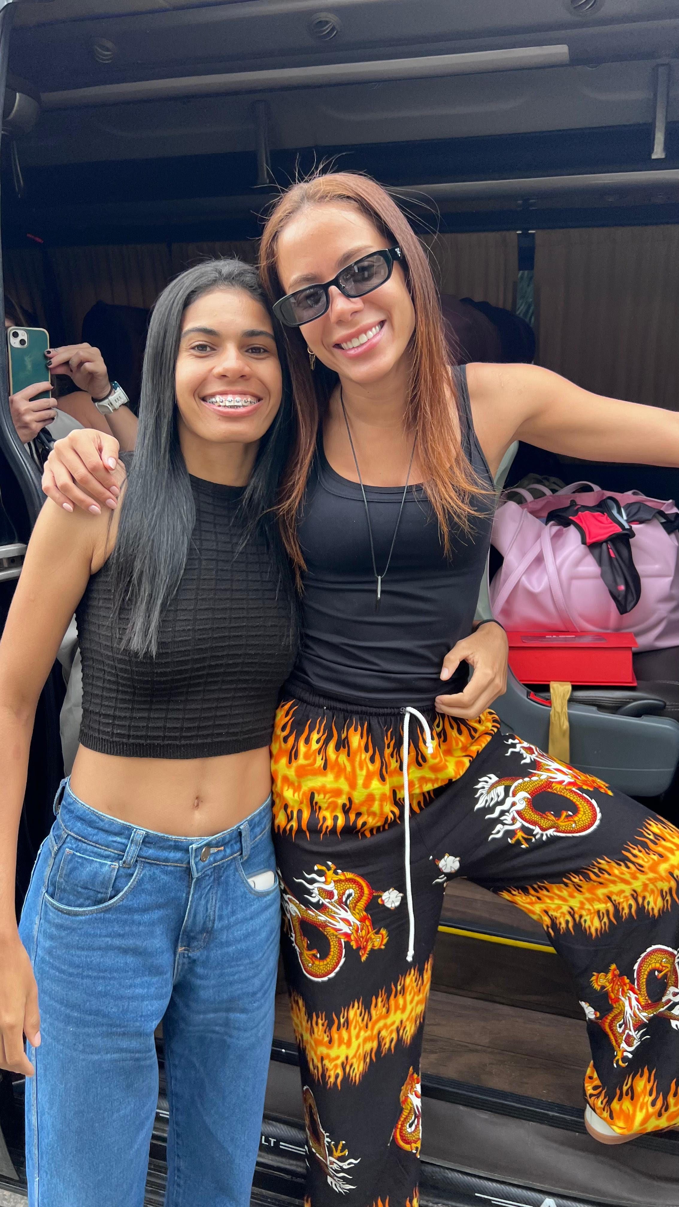 Luana Lima e Anitta // Arquivo Pessoal